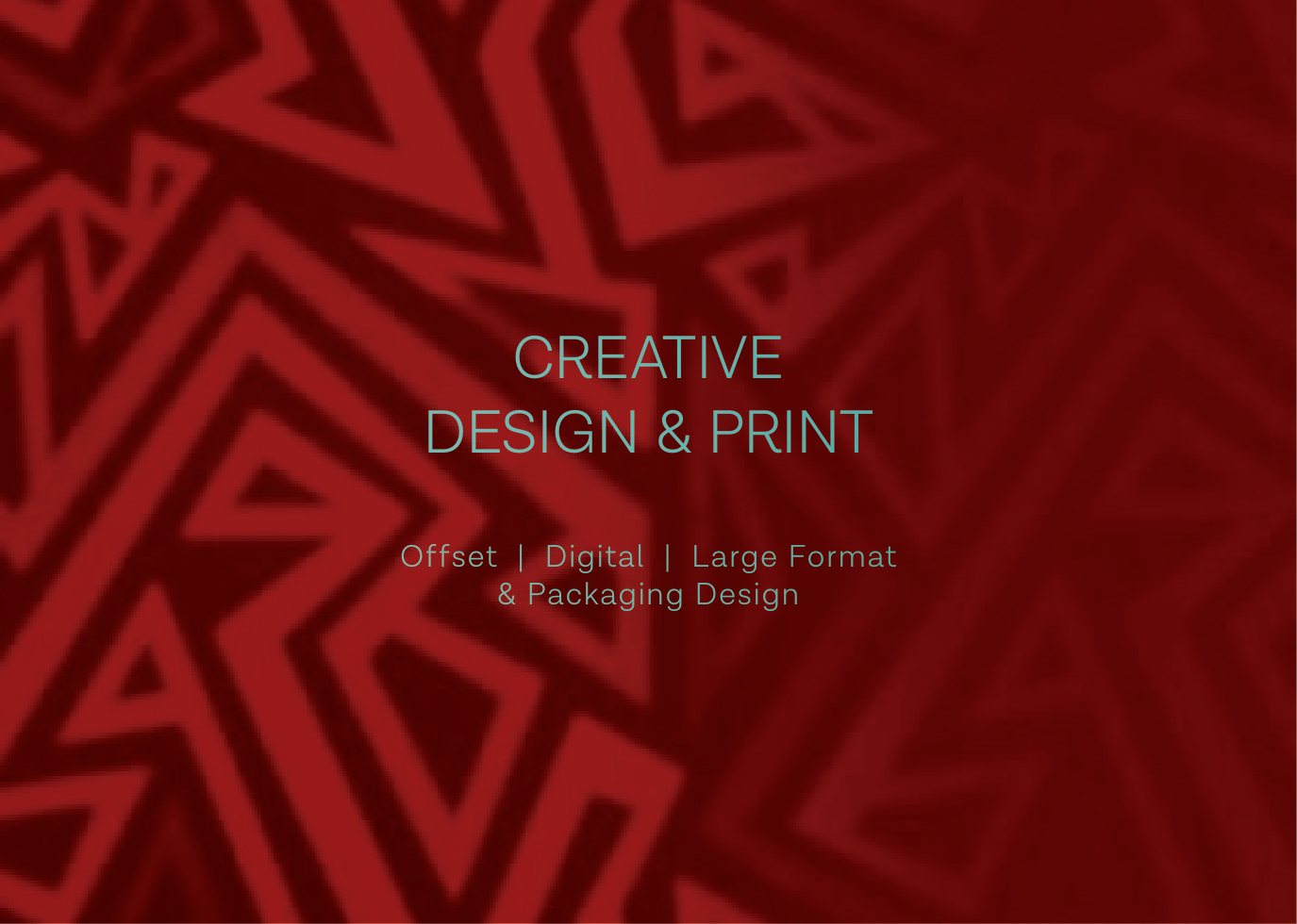 Creative design and print